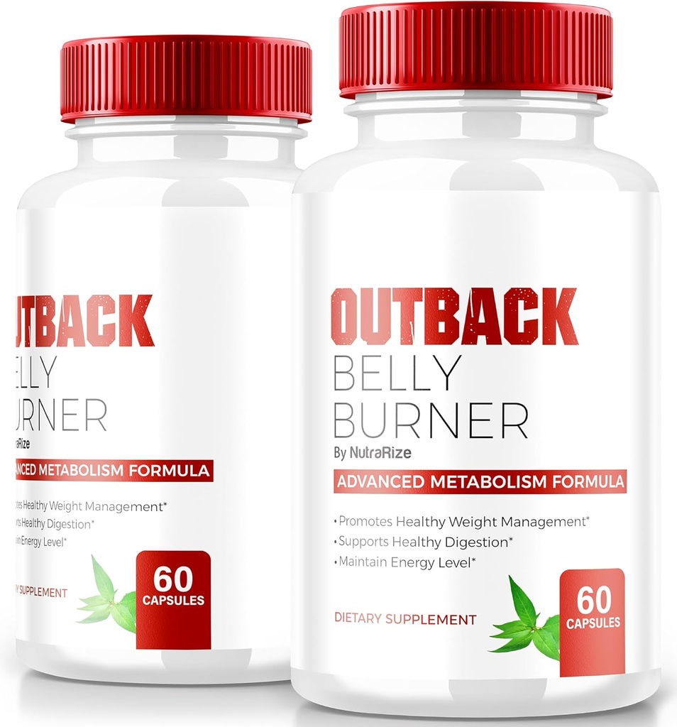 (2 Pack) Outback Belly Burner Pills, Premium Out Back Belly Burner Keto Capsules, All Natural Keto Supplement zur Unterstützung von Fitness- und Body Goals, Official Outback BellyBurner Bewertungen (120 Kapseln)