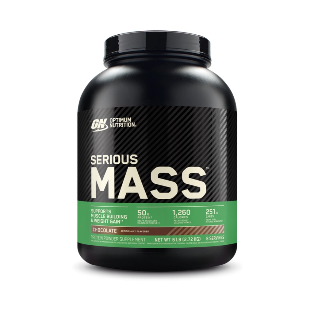 Optimum Nutrition Serious Maß, Weight Gainer Protein Powder, Masse Gainer, Vitamin C und Zink für Immununterstützung, Kreatin, Schokolade, 6 Pfund (Packaging May Vary)