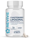 Revive MD Chasteberry Supplement für Damen - Chaste-Berry Liposomal (Vitex Agnus-Castus) - Unterstützt Frauen Gesundheit, Hormon Balance & Fertilität (30 Tabletten, 30 Portionen)