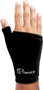 TheraICE Wrist Ice Pack Wrap Thumb Brace für entweder Hand für heiße & kalte Therapie - Wiederverwendbare weiche Gel Glove für Verletzungen, Carpal Tunnel, Arthritis, De Quervain's Tenosynovitis - Passt die meisten Männer - L/XL