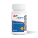 Rugby Tab-A-Vite Multivitamin mit Eisen und Beta-Carotene - Daily Multivitamin für Erwachsene, unterstützt Gesamtgesundheit, Multimineral Supplement - 100 Tabletten