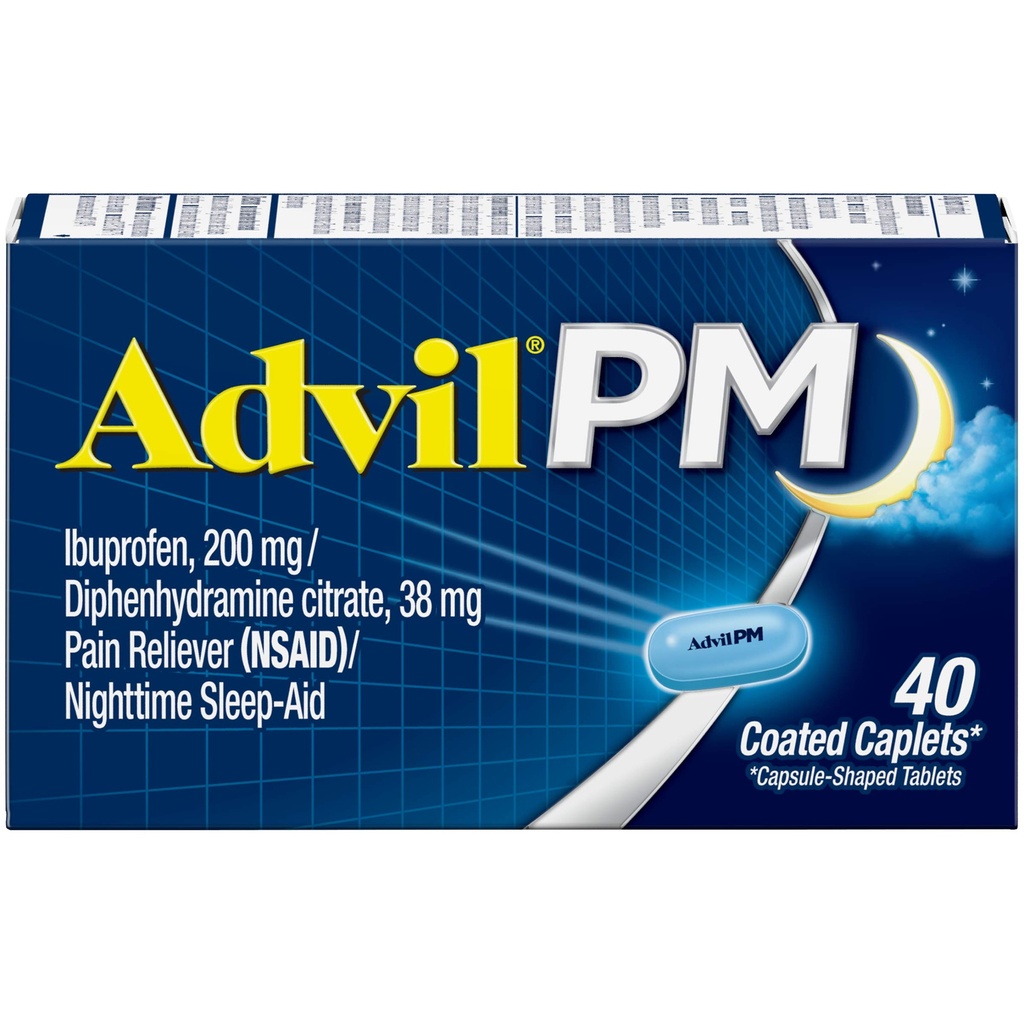 Advil PM 200 mg beschichtete Caplets 40 ea