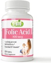 J-Bio-Folsäure 800mcg (120 Tabletten) Tägliche Gesundheit Regimen & Prenatal Pflege für Frauen