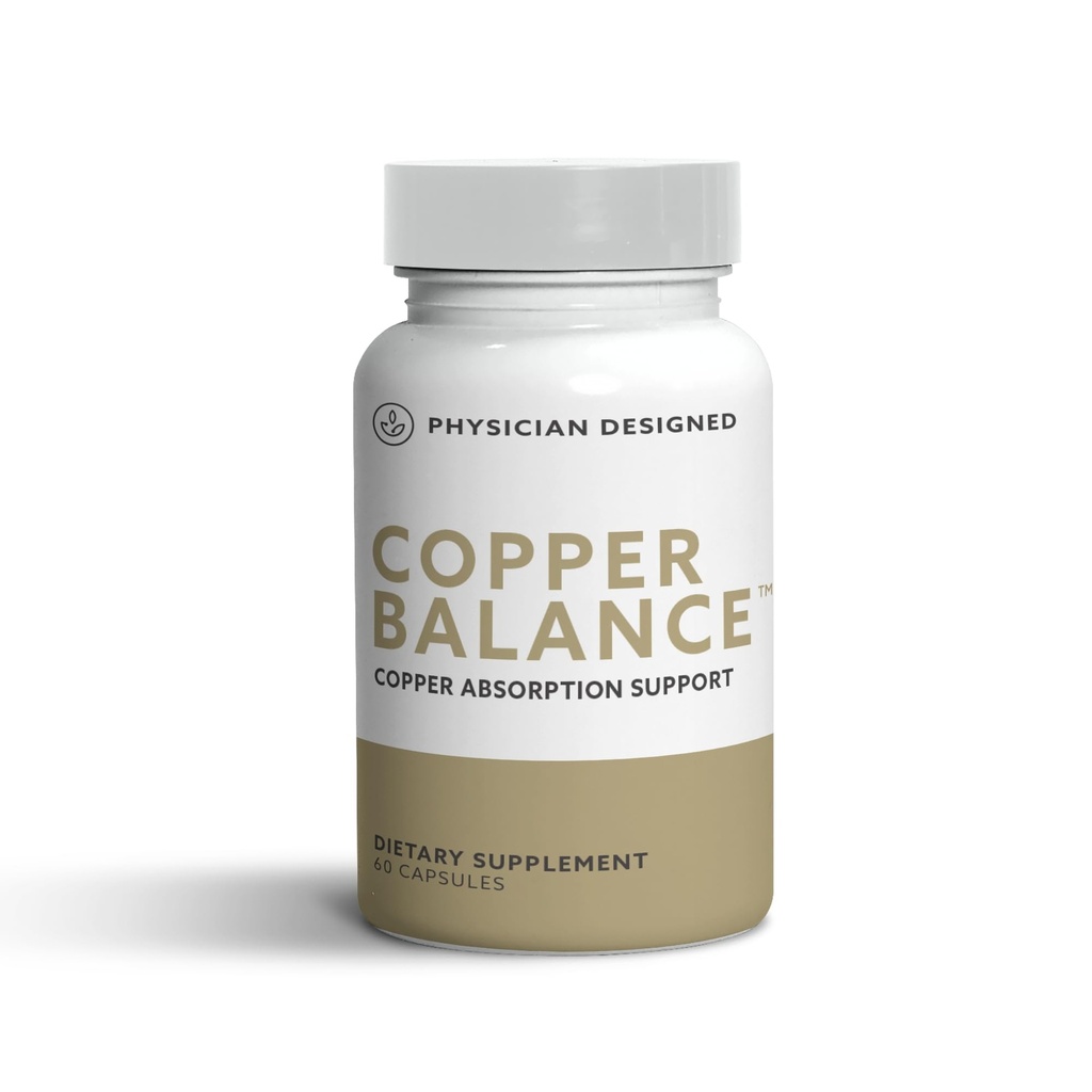 PD VARS Physician Designed Kupfer Balance Supplement - Fibromyalgia Unterstützung, reduziert Nerve Schmerzen, Fibro Fog, 9 Essential Immun Boosting Vitamins, 60 Kapseln
