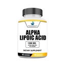 American Standard Supplements Alpha Lipsäure 1300mg pro Servierung - Vegan, Glutenfrei, Non-GMO, 90 Kapseln, 45 Servierungen
