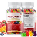 Keto Apple Cider Essiggummis, Keto ACV Gummy Nahrungsergänzung, Advanced 1500mg ACV Gummies mit Folate, B12、B6 und Keto Unterstützung für Frauen, Gelatin- Free, Vegan & Non-GMO (Multi-Flavor)
