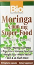 Bio Nutrition Moringa Oleifera Superfood Supplement 5000mg 90 Vegetarische Kapseln | Nährstoffdichte dicht | Höchst in Antioxidantien