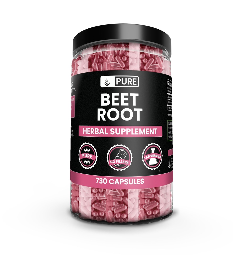 PURE ORIGINAL INGREDIENTS Rübenwurzel (730 Kapseln) Kein Magnesium oder Reisfüller, Immer rein, Lab Verifiziert