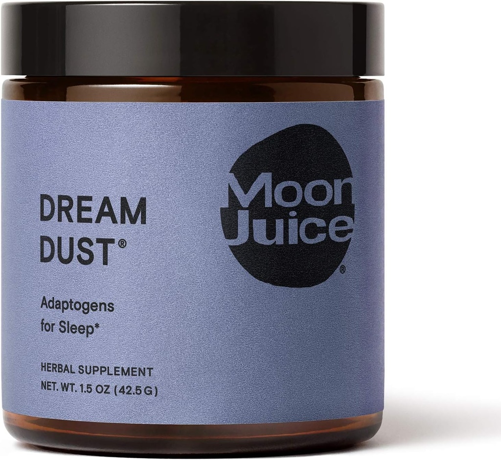 Dream Dust von Moon Juice - Tranquil Rest - Natural Adaptogenic Powder Supplement - Ashwagandha, Kamille, Jujube, Polygala & Schisandra - Vegan, Non-GMO, Gluten-Free (1.5oz)