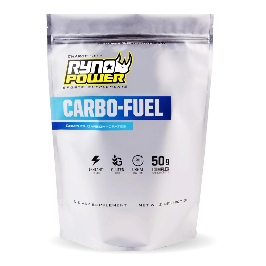 Ryno Power Carbo-Fuel Stimulant-Free Drink Mix 2lb (20 Servierungen) - All-Natural reines Kohlenhydratpulver für sportliche Leistung - Vegan und Glutenfrei