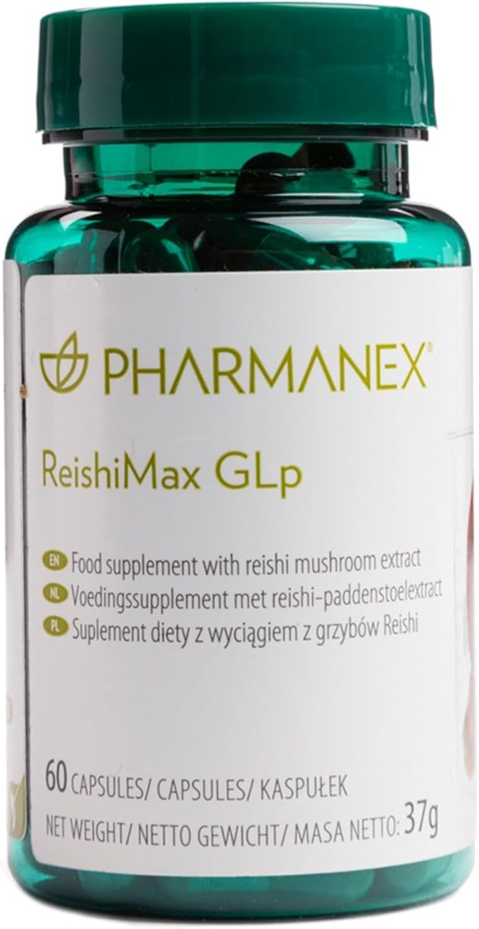 ReishiMax Immununterstützungsergänzung, Red Reishi Mushroom Extract, 60 Kapseln, Boosts Immune Health, unterstützt Energie, Vitalität und allgemeine Wellness