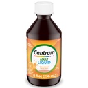 Centrum Liquid Multivitamin für Erwachsene, Multivitamin/Multimineral Supplement mit B Vitaminen und Antioxidantien, Citrus Flavor - 8 Fl Oz