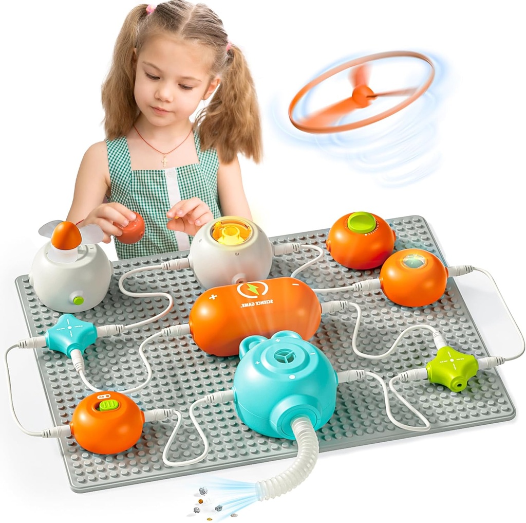 Wissenschaft Kits für Kinder - STEM Kits für Kinder, Elektronik Exploration Kit, 140+ Projekte, 10+ Circuit Parts, STEM Pädagogische Spielzeug Geschenke für Jungen Mädchen Alter 3 4 5 6 7 8 9 10 11 12