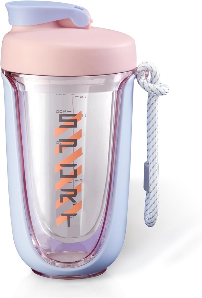 Shaker Tassen für Protein Shaker 20 Unzen Protein Shaker Flasche,Leak Proof,The Perfect Shaker für das Gym, Pre-Workout Flasche,Cocktail Shaker Cup,Weight Loss Supplement Shakes