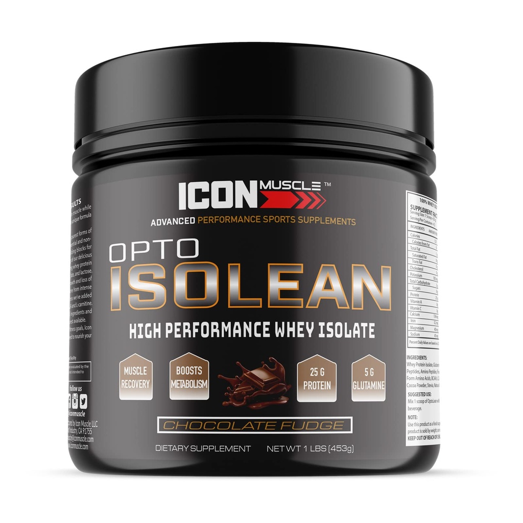Isolean Whey Protein Pulver, Schokolade, 1 Pfund