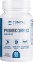 Klinische Wirkungen Probiotic Complex - Gut Health Probiotics für Frauen und Männer - 6 Key Organic Probiotic Strains zu unterstützen Verdauung und allgemeine Gesundheit - 60 Veggie Probiotic Capsules - Made in the USA