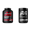 Muscletech Whey Protein Pulver Nitro-Tech Whey Protein Isolat & Glutamin Pulver 100% reines L Glutamin Pulver | Post Workout Recovery Drink | L-Glutamin Pulver