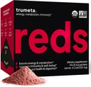 Superfood Reds Powder Packs - für Immununterstützung und Speicher I Reds Superfood Pulver Antioxidantien Polyphenole Mischung mit Bio Acai Berry, Goji Berry, Granatapfel - 14 Sachets