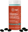 iwi Life Vegikrill Omega-3, 30 Softgels (30 Servierungen), Vegan, Plant-Based Algae Omega-3 mit Astaxanthin, Ganzkörper-Unterstützung Nahrungsergänzung, Krill & Fisch Öl Alternative, Keine Fishy Nachgeschmack