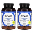Twinlab Magnesium Caps - Hohe Absorption Magnesium Ergänzung zur Unterstützung Leg Cramps Relief - Magnesium Kapseln für Stress Relief, 420 mg, 200 Count, 2 Pack