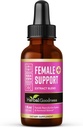 Herbal Goodness Female Support Supplement 1 Fl. oz – Natürliche Kräutermischung für Frauen Hormone Gesundheit, Energie & Wellness – Adaptogenic Liquid Formula – Non-GMO, Gluten-Free – 1 Flasche