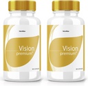 (2 Pack) Vision Premium, Premium Eye Support Supplement, Vision Premium zur Verbesserung von Konzentration und Fokus, Vision Premium All-Natural Pills für gesunde Augen, VisionPremium Bewertungen (120 Kapseln)