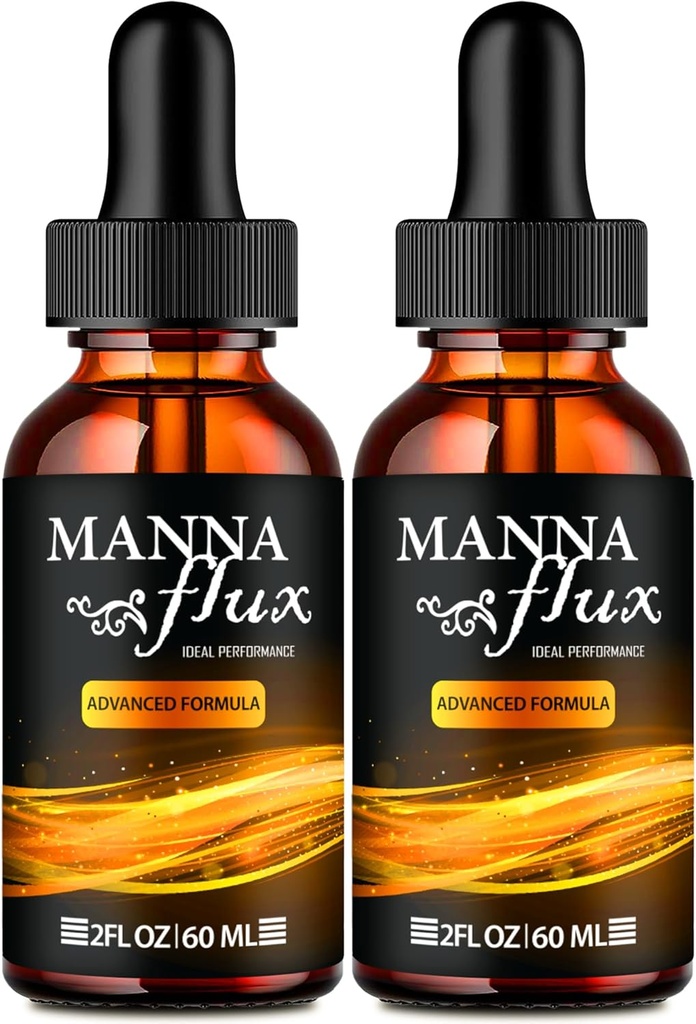 Manna Fluss Tropfen, Mannaflux Unterstützung Ergänzung Flüssigkeitstropfen - Maximale Stärke, Manna Flux Gesundheit & Wellness Tropfen, Mannaflux Alle natürlichen Formel, Manna Flux Flüssigkeitstropfen Bewertungen (2 Pack)