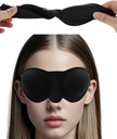 Feuchtigkeitskammer Gläser für trockene Augen Relief, 3D Silikon Hydrating Schlafbrillen mit weichen und bequemen,Schläppchen für CPAP Benutzer, Verstellbarer Riemen