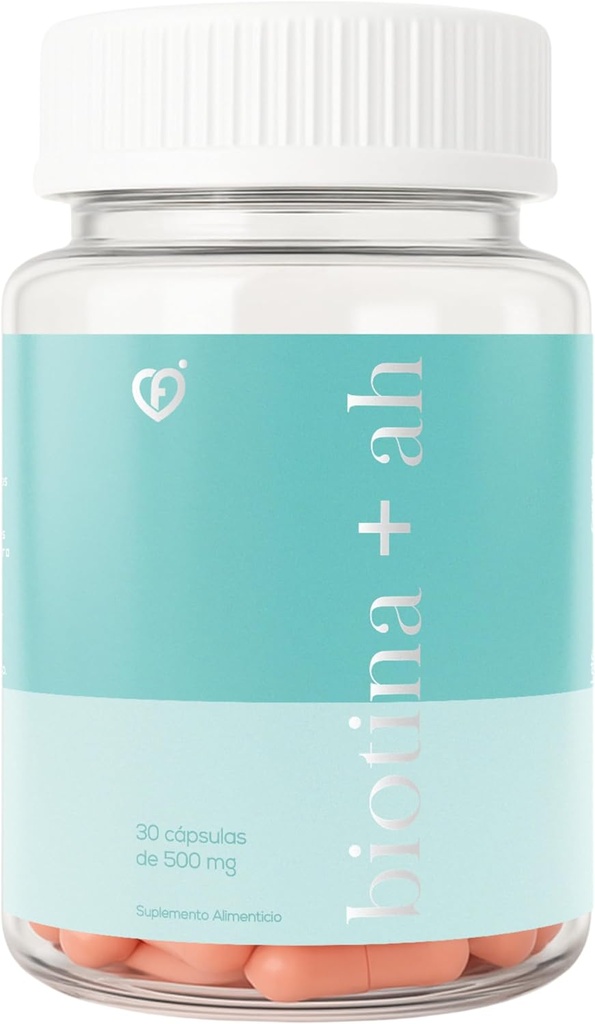 CF CARO FIT - BIOTIN 300 MCG Plus HYALURONIC Säure 100 Kapseln von 500 MG Hydrat Haut und Haar