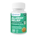 WELMATE Allergy Relief - Fexofenadin HCl 180 mg - Nicht-Drowsy Antihistamin - 200 Count Tablets
