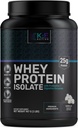 KAE Active Easily Digestible Vanilla Grass-Fed Whey Protein Isolate Powder. Saubere Formel mit nur 5 Inhaltsstoffen. 25g Protein.