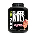 NutraBio Classic Whey Protein Pulver - Keine Füllstoffe, Künstliche Farben, Konservierungsstoffe - Niedriger Glycemic Index - Erdbeer Shortcake, 5 Pfund