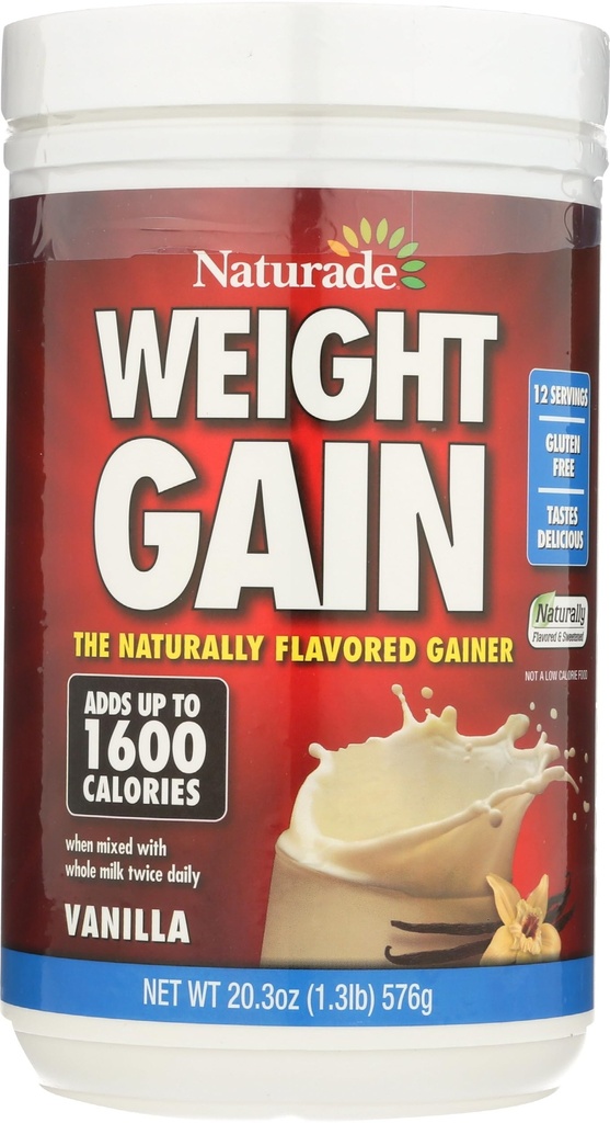 NATURADE Zucker Kostenlose Gewichtszunahme Pulver, 20.3 OZ