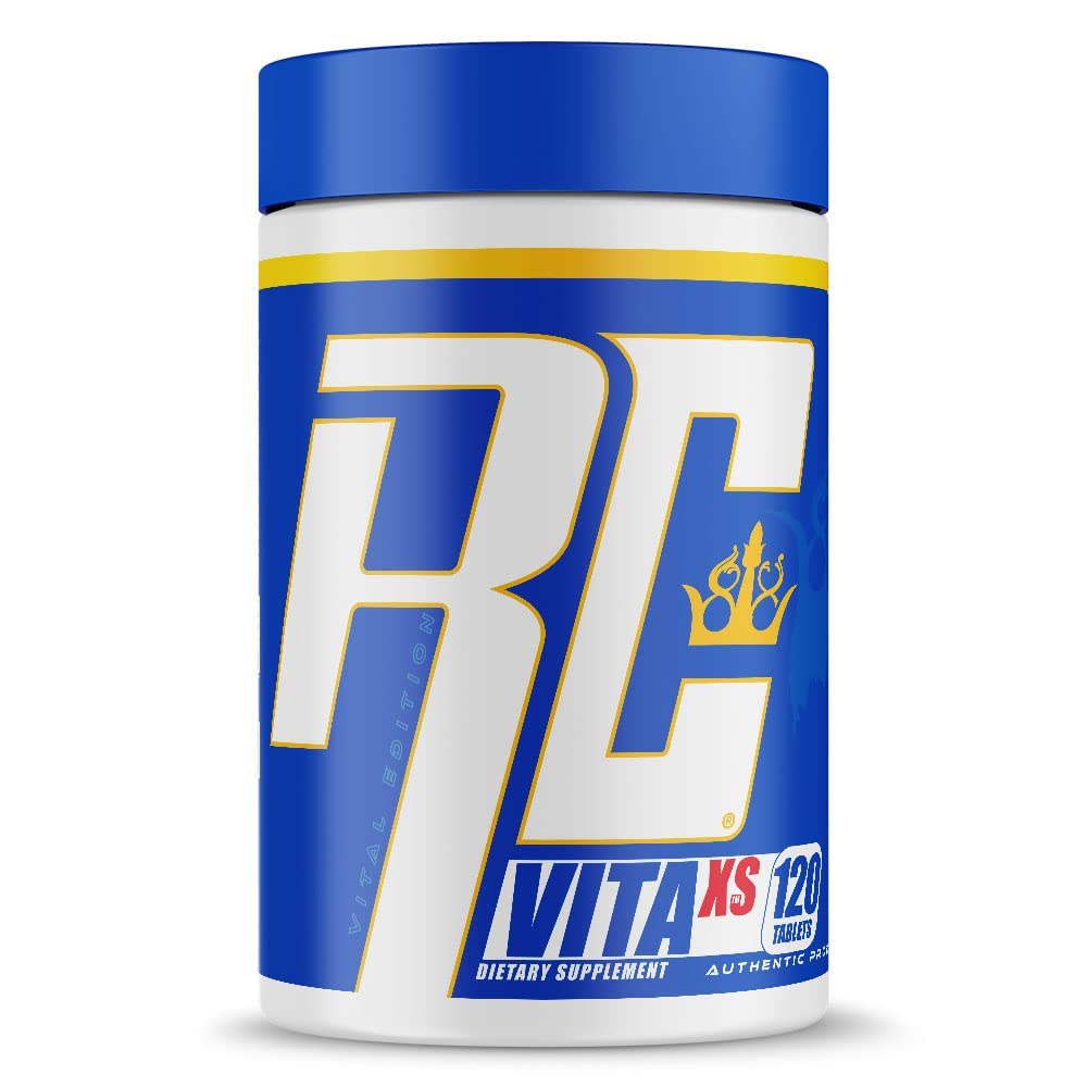 Ronnie Coleman Signature Serie Vita XS Multivitamin für Männer und Frauen, Tägliche Ernährungsunterstützung mit B Vitaminen und Mineralien für Workout Erholung und allgemeine Gesundheit, 120 Tabletten, 60 Servietten