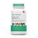 Healthy Aging Supplement für Damen - Resveratrol, NAD, Collagen Booster, Biotin, Hyaluronsäure & More. Cellular Health, Beauty, Longevity - USA, Vegan, 60 Kapseln.
