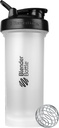 BlenderBottle Classic V2 Shaker Bottle Perfekt für Protein Shakes und Pre Workout, 45-Ounce, Klar/Schwarz