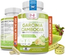 100% reine Garcinia Cambogia Extrakt mit 95% HCA - Verwalten Lebensmittel Cravings - Beste Carb Blocker für Frauen und Männer - Max Strength Garcinia Cambogia Raw Diät Pillen Made in USA - 60 Veggie Kapseln