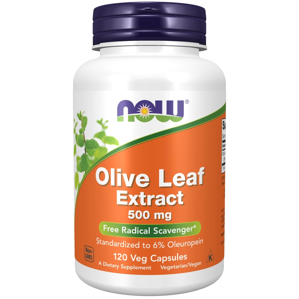 JETZT Nahrungsergänzungsmittel, Olivenblattextrakt 500 mg, Kostenlose Radikalfänger*, 120 Veg Kapseln