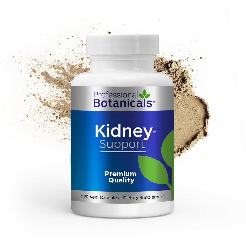 Professional Botanicals Kidney Support - Vegan Kidney Cleanse Supplement Alle natürlichen Kräuter Detox und Unterstützung für Urinary Tract, Blase und Nieren - 120 vegetarische Kapseln
