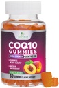 CoQ10 Gummie 100mg - 3X Stärke, hohe Absorption, Antioxidante Ergänzung für Herz-Gesundheit Unterstützung & Energie Produktion, Ultra Coenzym Q10 Vitamine, Coq 10 Ergänzungen, Non-GMO - 60 CoQ10 Gummie