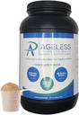 Schokolade Whey Protein Pulver und Collagen Peptide für reife Erwachsene. Unterstützt Muskelaufbau und Gelenkgesundheit mit 24g Protein, Kreatin, HMB und Vitaminen (30 Portionen, Schokolade)