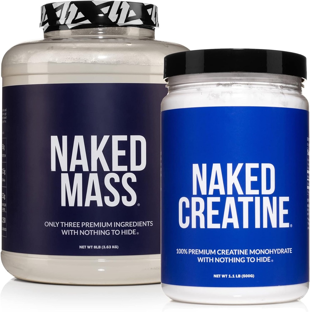 NAKED Muskelwachstum Bundle: Unflavored Maß Creatine
