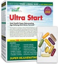 Ultra Start Complete Daily Vitamin Pack | Anti-Aging, Stress-Unterstützung, Immun-Booster | Vitamin A, B, C, D, E, Biotin, Mineralien, Elderberry, Beta Glucans, Pilze, Aminosäuren, Turmeric (30 Packungen)