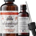 Wormwood Organic Tincture - Natural Intestinal Cleanse and Digestive Cleanse Supplement - Wormwood Kräuterextrakt für Detox - Made in USA - 2 Fl Oz (Wormwood - 2 Fl Oz)