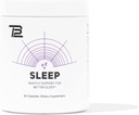 TB12 Sleep - Schlafergänzung mit Magnesium, L-Theanin, Kamille, GABA und Melatonin, um schneller zu schlafen, Entspannung zu fördern und Schlafqualität zu verbessern. Stress und Stimmung Night Support
