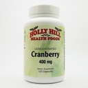 Holly Hill Health Foods, Cran-Max Concentrated Cranberry 400 MG, 120 Kapseln