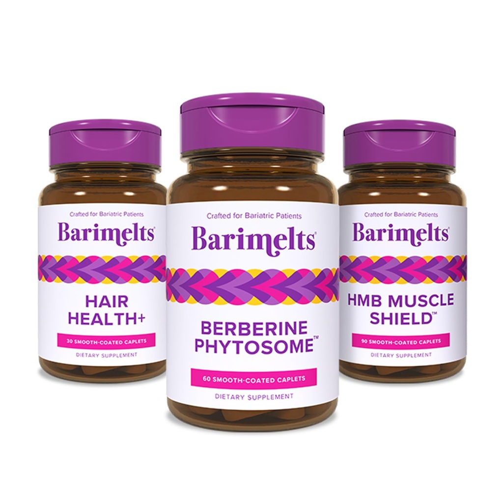 BariMelts Empower Your Journey Pack, Hair Health+, HMB Muscle Shield und Berberine Phytosome