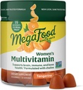 MegaFood Women's Multi - Multivitamin für Damen - Gummy Vitamine - Vitamin C, Vitamin D, Zink, Vitamin B12 & Cholin - Immununterstützung & Knochengesundheit - Vegetarisch - Tangerine - 60 Gummis (30 Servierungen)