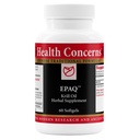 Health Concerns EPAQ – Brain Health Support Supplement – 1.000 mg Krill Oil Per Serving – Kognitive Funktion & Herzgesundheit – Chinesische Kräuterergänzung – Antioxidantien & Phospholipide – 60 Softgels