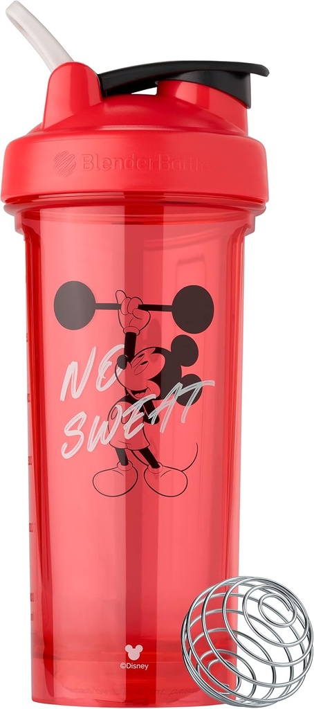 BlenderBottle Mickey & Friends Shaker Bottle Pro Serie, perfekt für Protein Shakes und Pre Workout, 28-Ounce (C05115)